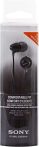 Sony MDR-EX15LP-BLACK In-Ear Headphones with Tangle Free Cord and 3 Pairs of Silicone Ear Buds