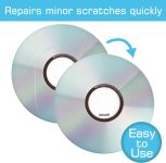 Maxell 190510 Disc Scratch Cleaner & Repair Kit for CD/DVD – Eliminates Disc Skipping & Sound Loss, Repairs Minor Scratches Quickly & Effectively – Repairs Up to 2 Discs – Easy to Use