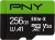 PNY 256GB Elite-X microSDXC UHS-I Memory Card – 100MB/s, U3, V30, A1, 4K, Full HD, micro SD