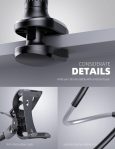 Lamicall Phone Holder Bed Gooseneck Mount – Cell Phone Clamp Clip for Desk, Flexible Lazy Long Arm Headboard Bedside, Overhead Mount Stand, Compatible with iPhone 15 Pro Max/Plus XR X 8 7 6 Plus