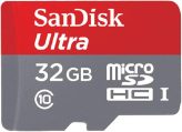 SanDisk Ultra 32GB UHS-I/Class 10 Micro SDHC Memory Card With Adapter – SDSDQUAN-032G-G4A