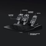 Logitech G920 Driving Force Racing Wheel and Floor Pedals, Real Force Feedback, Stainless Steel Paddle Shifters, Leather Steering Wheel Cover for Xbox Series X|S, Xbox One, PC, Mac – Black