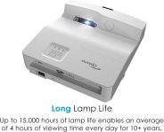 Optoma GT5600 Ultra Short Throw Gaming and Movie Projector, 3600 Lumens for Ambient Lighting, Easy Setup with Auto Keystone, 100-in Image From Only a Few Inches Away