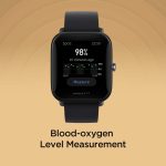 Amazfit Bip U Pro Smart Watch with Alexa Built-In for Men Women, GPS Fitness Tracker with 60+ Sport Modes, Blood Oxygen Heart Rate Sleep Monitor, 5 ATM Water Resistant, for iPhone Android(Black)