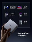 UGREEN 140W USB C Charger, Mac Book Pro Charger Nexode PD3.1 PPS 3-Port Foldable GaN Fast Laptop Wall Charger Power Adapter for MacBook Pro 16”, Dell XPS, iPhone 15 Pro, Chromebook (with 240W Cable)