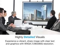 Optoma W400LVe WXGA Professional Projector | 4000 Lumens for Lights-on Viewing | Presentations in Classrooms & Meeting Rooms | Up to 15,000 Hour Lamp Life | Speaker Built In