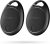 Key Finder Luggage Tracker Works with Apple Find My [Certified, iOS ONLY] A1rTag Alternative, Waterproof, Bluetooth,Lost Mode/Long Battery Life Locate Keys/Handbags/Suitcase/Pets HoloTag (2PACK Black)