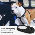 Caseology Vault Compatible with Apple AirTag Case for AirTag Keychain Holder (2021) – Matte Black