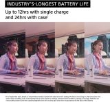 Sony INZONE Buds Truly Wireless Noise Cancelling Gaming Earbuds, 12 Hour Battery, for PC, PS5, 360 Spatial Sound, 30ms Low Latency, USB-C Dongle and LE Audio (LC3), WF-G700N White