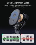 iOttie Auto Sense 2 Dash & Windshield Car Phone Holder with Qi Wireless Charging – Auto Clamping Phone Mount & Charger for Google Pixel, iPhone, Galaxy, Huawei, LG. Power Adapter Not Included.