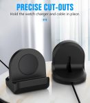 MoKo 2Pack Charger Stand Compatible with Samsung Galaxy Watch 6/Watch 6 Classic/Watch 5/ Watch 5 Pro Charger, Silicone Charging Stand Non-Slip Base Charger Dock Station [Charging Cable Not Included]