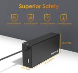 WAVLINK Universal 112W Charger Portable USB C Laptop Adapter 100W AC Adapter Computer Power Supply Cord with USB A Output for MacBook Huawei Lenovo HP Dell Samsung Acer Chromebooks and More