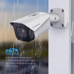Amcrest UltraHD 4K (8MP) Outdoor Bullet POE IP Camera, 3840×2160, 98ft NightVision, 2.8mm Lens, IP67 Weatherproof, MicroSD Recording, White (IP8M-2496EW-V2)