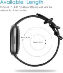 Fintie Band Compatible with Fitbit Versa 4 / Sense 2 / Fitbit Versa 3 / Fitbit Sense, Soft Woven Nylon Sport Replacement Strap Wrist Bands