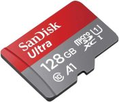 [Older Version] SanDisk 128GB Ultra MicroSDXC UHS-I Memory Card with Adapter – 100MB/s, C10, U1, Full HD, A1, Micro SD Card – SDSQUAR-128G-GN6MA