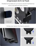 iOttie Auto Sense 2 Dash & Windshield Car Phone Holder with Qi Wireless Charging – Auto Clamping Phone Mount & Charger for Google Pixel, iPhone, Galaxy, Huawei, LG. Power Adapter Not Included.