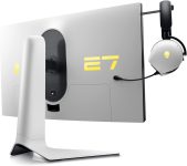 Alienware AW2723DF Gaming Monitor – 27-inch (2560 x 1440) 240Hz Display (DP 1.4), 1ms Response Time, NVIDIA G-Sync, Preset OSD Modes, Height/Tilt/Swivel/Pivot Adjustability – Lunar Light
