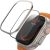 Lamicall Titanium Screen Protector for Apple Watch Ultra 2/Ultra – [Enjoy Original Beauty] Aviation Titanium Bumper Frame Case Cover, 2Pack Tempered Glass Film [Sensitive Touch] for iWatch Ultra 49mm