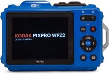 KODAK PIXPRO WPZ2 Rugged Waterproof Shockproof Dustproof WiFi Digital Camera 16MP 4X Optical Zoom 1080P Full HD Video Vlogging Camera 2.7″ LCD (Blue)
