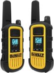 DEWALT DXFRS800 2 Watt Heavy Duty Walkie Talkies – Waterproof, Shock Resistant, Long Range & Rechargeable Two-Way Radio with VOX (2 Pack)