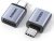UGREEN USB to USB C Adapter 10Gbps,2 Pack USB C to USB Adapter USB C 3.2 Gen 2 Male to USB A Female Adapter Compatible with iPhone 15 Pro/Samsung/MacBook Pro/Air/iPad Pro,Thunderbolt 4/3,Gray