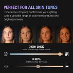 Elgato Key Light – Professional 2800 lumens Studio Light • with desk clamp • for Streaming, Recording and Video Conferencing • Temperature and Brightness app-adjustable • on Mac, PC, iOS, Android