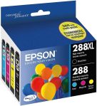 EPSON 288 DURABrite Ultra Ink High Capacity Black & Standard Color Cartridge Combo Pack (T288XL-BCS) Works with Expression XP-330, XP-430, XP-434, XP-340, XP-440, XP-446