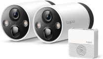 TP-Link Tapo 2K QHD Outdoor Wireless Security Camera System, Up to 180 Day Battery, Color Night Vision, Starlight Sensor, Motion/Person/Pet/Vehicle Detection, works w/Alexa &Google Home(Tapo C420S2)