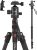 SmallRig CT-10 Camera Tripod, 71″ Foldable Aluminum Tripod & Monopod, 360°Ball Head Detachable, Payload 33lb, Adjustable Height from 16″ to 71″ for Camera, Phone-3935