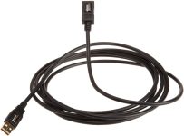 Amazon Basics USB-A 2.0 Extension Cable, Male to Female, 480Mbps Transfer Speed, 9.8 Foot, Black