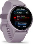 Garmin vívoactive 5, Health and Fitness GPS Smartwatch, AMOLED Display, Up to 11 Days of Battery, Orchid