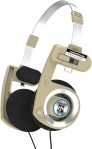 Koss Porta Pro Limited Edition On-Ear Headphones, in-Line Microphone, Volume Control and Touch Remote Control, Retro Style, Includes Hard Carry Case, Wired with 3.5mm Plug, Rhythm Beige