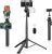 ULANZI MT-70 Extendable Phone Tripod, 63″ Selfie Stick Phone Vlog Tripod Stand with 2 Phone Clip, 360° Rotate Dual Camera Tripod for iPhone Sony Canon GoPro, Lightweight for Travel