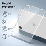 ESR for iPad Pro 12.9 Case, 12.9 inch iPad Pro case (2022/2021, 6th/5th Generation), Thin and Lightweight, Yellowing Resistant, Hard Back, Supports Pencil 2, Classic Series, Clear