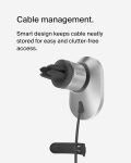 Belkin BoostCharge Pro Wireless Car Charger with MagSafe Compatibility, 15W Fast Charging, Extra Strong Magnetic Car Vent Phone Mount for iPhone 15, iPhone 14, iPhone 13, & iPhone 12 Series – White