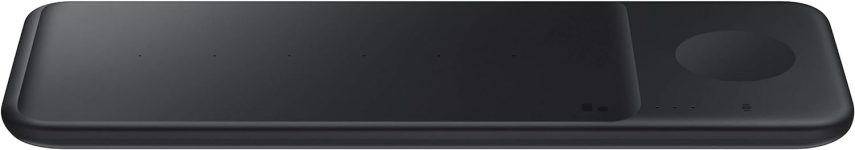 SAMSUNG Electronics Wireless Charger Trio, Qi Compatible – Charge up to 3 Devices at Once – for Galaxy Phones, Buds, Watches, and Apple iPhone Devices, Black (US Version)