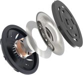 Koss KSC75 Portable On-Ear Clip Headphones, Retro Style, Ultra Lightweight, Silver and Black