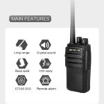 Retevis RT21 2 Way Radio Long Range, Walkie Talkies for Adults, Heavy Duty Rechargeable Two Way Radios with Six-Way Charger, for Manufacturing Education(6 Pack)