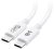 Cable Matters [USB-IF Certified] 240W USB C Cable 6.6 ft in White for MacBook Pro, iPad Pro, iPhone 15 Pro, Apple Vision Pro (140W USB C Charger Cable, USB C Charging Cable, USB 2.0, No Video)