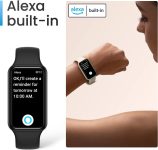 Amazfit Band 7 Fitness & Activity Tracker, Step Monitoring, Heart Rate & SpO2 Monitoring, Virtual Pacer, 18-Day Battery, Sleep Quality Analysis, Alexa Built-In, Water Resistant, (Pink)