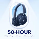 Soundcore Q45 Noise Cancelling Headphones – 50H Playtime, LDAC Hi-Res Audio, Bluetooth 5.3, Comfortable Fit