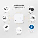 KODAK Luma 350 Portable Smart Projector | Powerful Ultra HD Rechargeable Video Projector Android 6.0 – Includes Soft Case