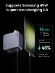 UGREEN Nexode Pro 160W USB C Charger, 4-Port PD 3.1 GaN Compact Fast PPS Wall Charger for MacBook Pro 16” M2, Pixelbook, Dell XPS, iPad Pro, iPhone 15 Pro/14, Galaxy S23, Pixel 8, Steam Deck