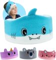 Bandou – Original Kids Headphones – Award-Winning Toddler Headphones – Wireless Headband – Adjustable Toddler Headphones – Bluetooth Children’s Headband for Traveling (Finny The Shark)