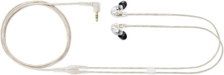 Shure SE215 PRO Wired Earbuds – Professional Sound Isolating Earphones, Clear Sound & Deep Bass, Single Dynamic MicroDriver, Secure Fit in Ear Monitor, Plus Carrying Case & Fit Kit – Clear (SE215-CL)