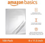 Amazon Basics Clear Thermal Laminating Plastic Paper Laminator Sheets – 11.5 x 9.0-Inch, 100-Pack, 3 mil