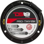 DS18 PRO-TWX1 Aluminum Super Bullet Tweeter 1″, 240W Max, 4 Ohms, Built in Crossover – PRO Tweeters are The Best in The Pro Audio and Voceteo Market (2 Speakers Included)
