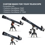 Celestron – EclipSmart Safe Solar Eclipse Telescope Filter – Meets ISO 12312-22015(E) Standards – Works with Existing 70mm AZ & EQ Telescopes – Observe Solar Eclipses and Sunspots – Safe, Snug Fit