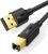 UGREEN 5ft USB A to B Printer Cable – High-Speed for HP, Canon, Brother, Samsung, Dell, Epson, Lexmark, Xerox, and More