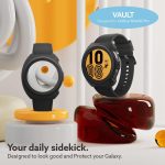 Caseology Vault Compatible with Samsung Galaxy Watch 5 Pro Case 45mm (2022) – Matte Black